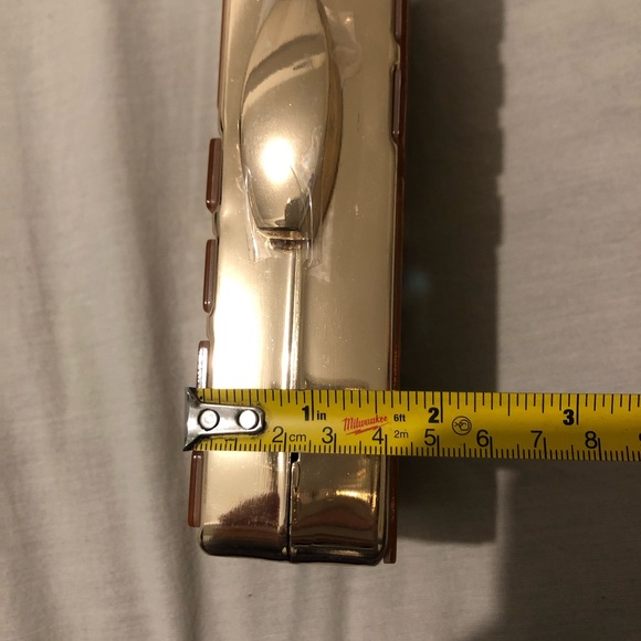 Gold Hard Case Clutch/Crossbody Purse - Picture 12 of 12